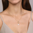 Load image into Gallery viewer, Gabriel &amp; Co. Fresh Water Pearl Bujukan Circle Drop Pendant
