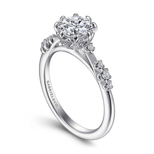 Gabriel & Co. Lelia Contemporary Diamond Engagement Ring