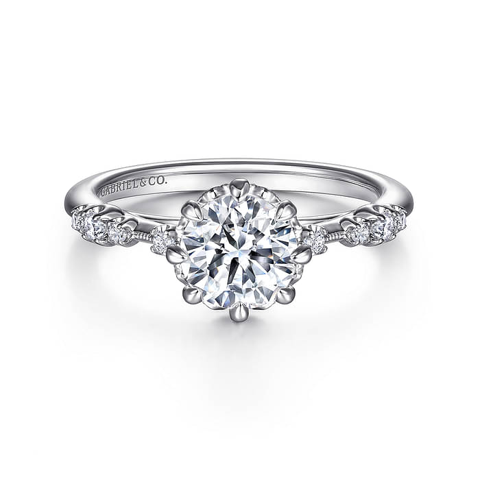 Gabriel & Co. Lelia Contemporary Diamond Engagement Ring