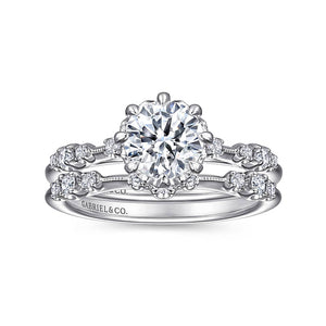 Gabriel & Co. Lelia Contemporary Diamond Engagement Ring