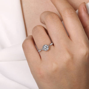 Gabriel & Co. Lelia Contemporary Diamond Engagement Ring