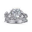 Load image into Gallery viewer, Gabriel &amp; Co. Lena Organic Leaf Style Diamond Engagement Ring
