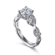 Load image into Gallery viewer, Gabriel &amp; Co. Lena Organic Leaf Style Diamond Engagement Ring
