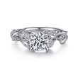 Load image into Gallery viewer, Gabriel &amp; Co. Lena Organic Leaf Style Diamond Engagement Ring
