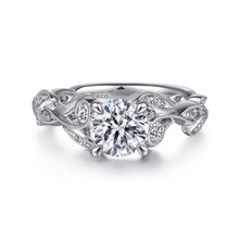 Load image into Gallery viewer, Gabriel &amp; Co. Lena Organic Leaf Style Diamond Engagement Ring
