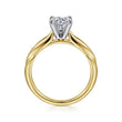 Load image into Gallery viewer, Gabriel &amp; Co. &quot;Quinn&quot; Tapered Diamond Channel Set Engagement Ring
