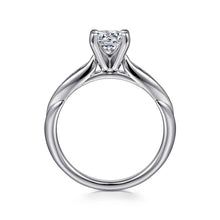 Load image into Gallery viewer, Gabriel &amp; Co. &quot;Quinn&quot; Tapered Diamond Channel Set Engagement Ring
