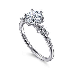 Gabriel & Co. "Reena" Diamond Engagement Ring