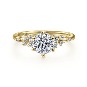 Gabriel & Co. "Reena" Diamond Engagement Ring