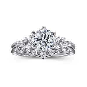 Gabriel & Co. "Reena" Diamond Engagement Ring