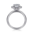 Load image into Gallery viewer, Gabriel &amp; Co. Seina Octagonal Baguette Halo Diamond Engagement Ring
