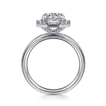 Load image into Gallery viewer, Gabriel &amp; Co. Seina Octagonal Baguette Halo Diamond Engagement Ring
