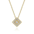 Load image into Gallery viewer, Gabriel &amp; Co. Victorian Style Diamond Square Pendant
