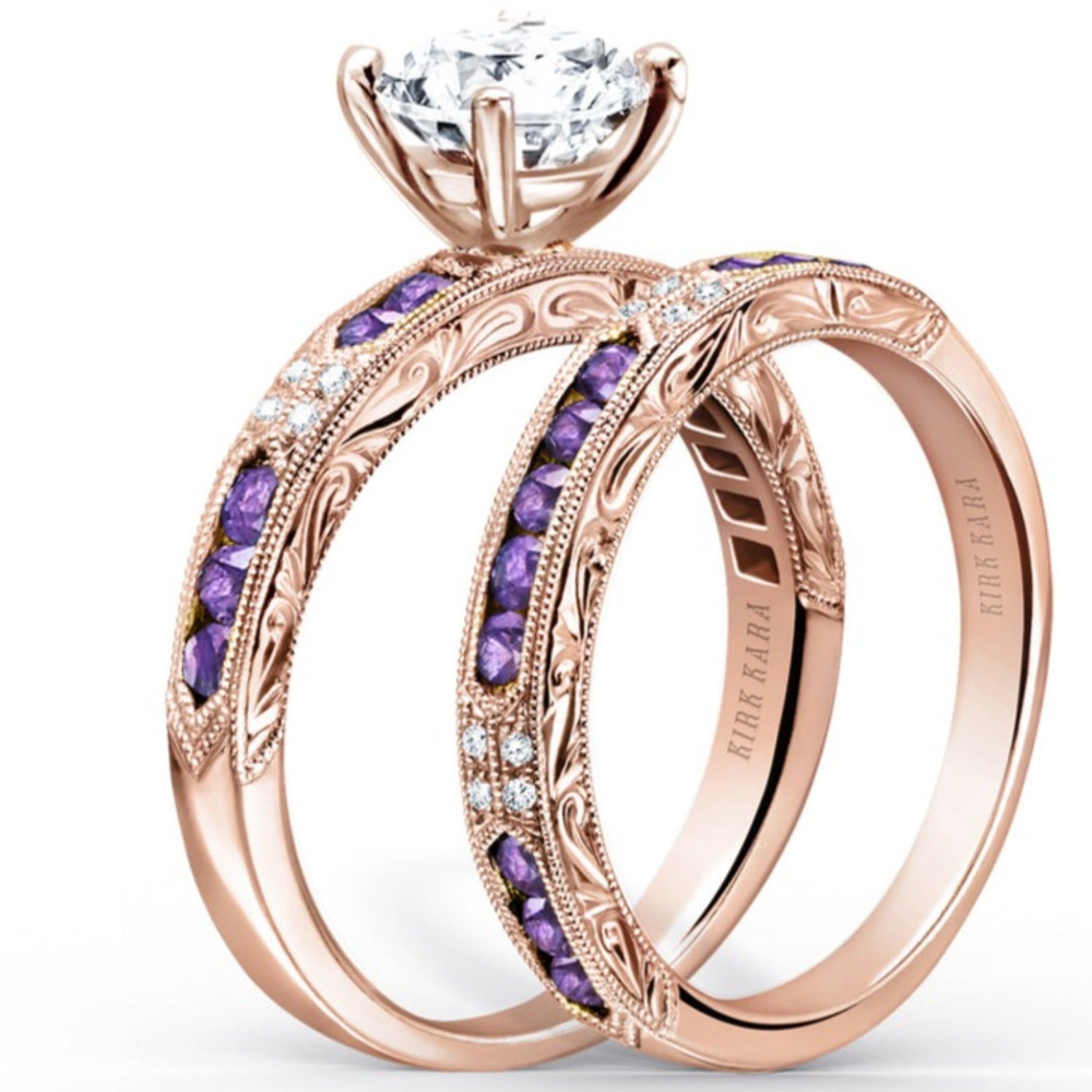 Amethyst wedding sets online