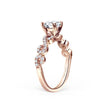 Load image into Gallery viewer, Kirk Kara Fancy Twist Round Cut Diamond Engagement Ring
