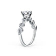 Load image into Gallery viewer, Kirk Kara Fancy Twist Round Cut Diamond Engagement Ring
