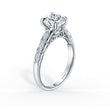 Load image into Gallery viewer, Kirk Kara Floral Marquise Diamond Accent Engagement Ring
