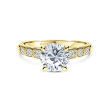 Load image into Gallery viewer, Kirk Kara Floral Marquise Diamond Accent Engagement Ring
