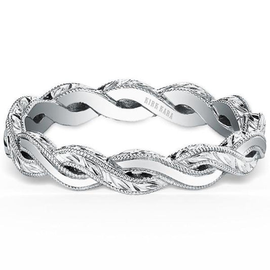 Kirk Kara "Pirouetta" Twist Eternity Wedding Band