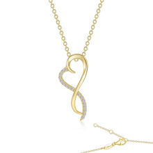 Load image into Gallery viewer, Lafonn Simulated Diamond Infinity Heart Pendant Necklace
