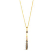 Load image into Gallery viewer, Le Vian Graduating Vanilla &amp; Chocolate Diamond Ombre Pendant
