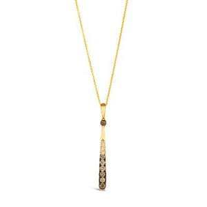 Le Vian Graduating Vanilla & Chocolate Diamond Ombre Pendant