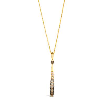 Le Vian Graduating Vanilla & Chocolate Diamond Ombre Pendant