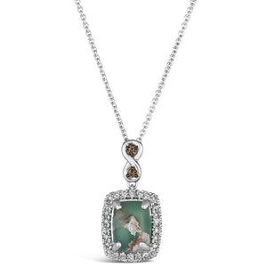 Le Vian Peacock Aquaprase Halo Diamond Pendant