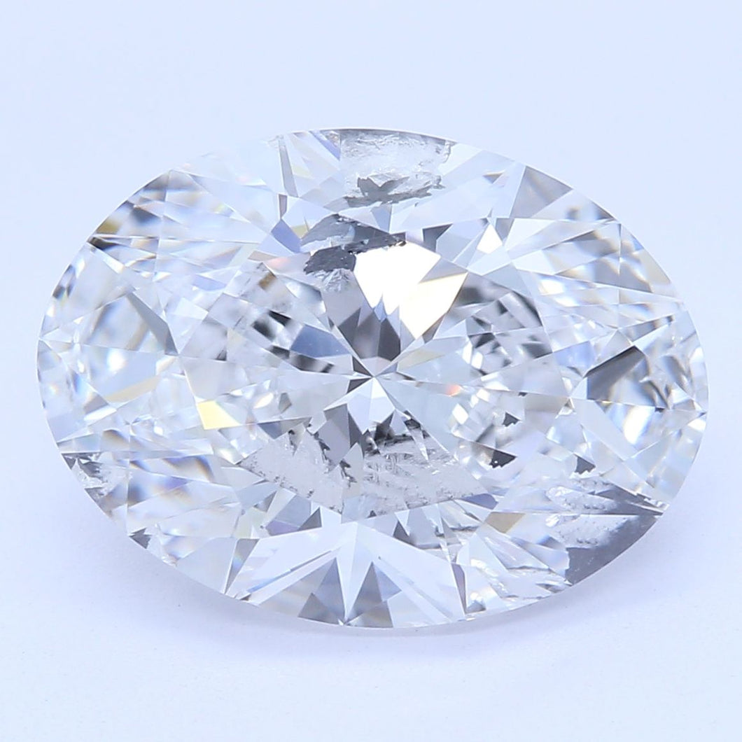 LG539216032- 3.00 ct oval IGI certified Loose diamond, E color | I1 clarity