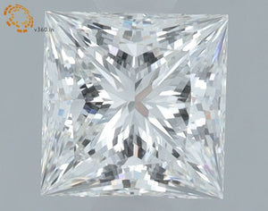 LG597367617- 1.00 ct princess IGI certified Loose diamond, G color | VS1 clarity