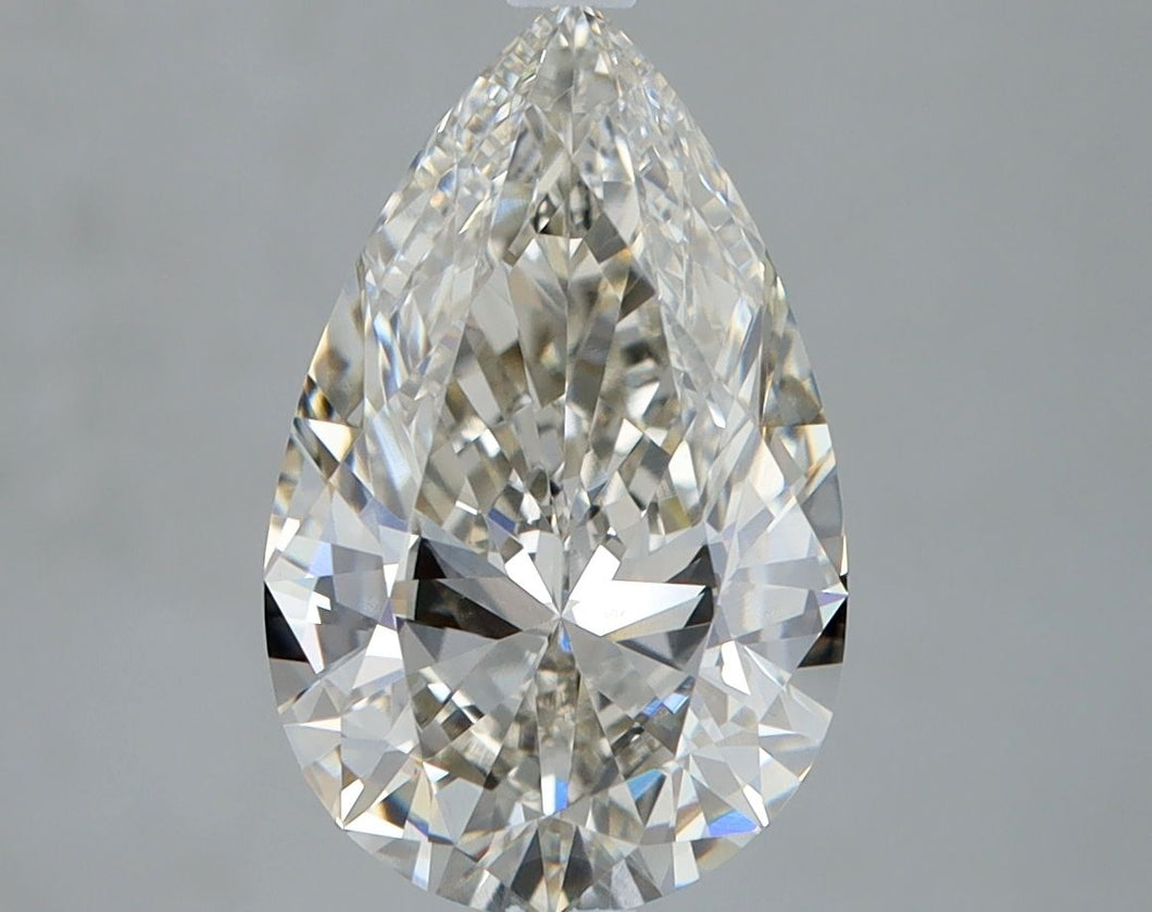 LG597372162- 3.01 ct pear IGI certified Loose diamond, J color | VS1 clarity