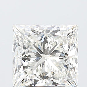 LG603344485- 4.10 ct princess IGI certified Loose diamond, H color | VVS2 clarity