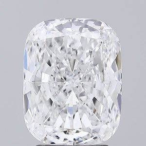 LG614323223- 3.43 ct cushion brilliant IGI certified Loose diamond, E color | SI1 clarity