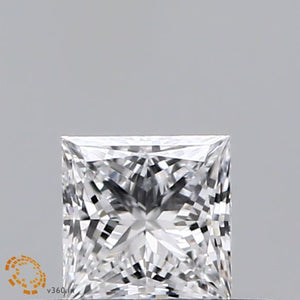 LG635407258- 0.31 ct princess IGI certified Loose diamond, D color | VVS2 clarity