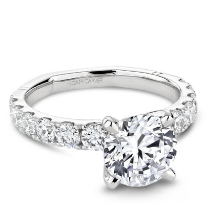 Noam Carver Shared Prong Set Diamond Engagement Ring