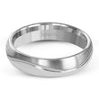 Load image into Gallery viewer, Simon G. &quot;Brushed&quot; Two-Tone Men&#39;s Wedding Band
