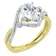 Load image into Gallery viewer, Simon G. Contemporary Freeform Pear Cut Diamond Engagement Ring
