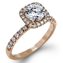 Load image into Gallery viewer, Simon G. &quot;Cushion Halo&quot; Diamond Engagement Ring
