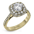 Load image into Gallery viewer, Simon G. Double Cushion Shaped Halo Diamond Engagement Ring
