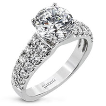 Load image into Gallery viewer, Simon G. Large Diamond Pave Cathedral Engagement Ring
