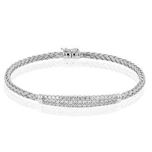 Load image into Gallery viewer, Simon G. Pave Bar Diamond Bracelet
