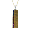 Load image into Gallery viewer, Simon G. Rainbow Colored Gemstone Pendant
