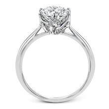 Load image into Gallery viewer, Simon G. 18K White Gold Six Prong Crown Head Classic Solitaire Diamond Engagement Ring
