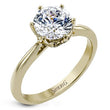 Load image into Gallery viewer, Simon G. 18K Yellow Gold Six Prong Crown Head Classic Solitaire Diamond Engagement Ring
