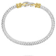 Load image into Gallery viewer, Vahan Sterling Silver &amp; 14K Yellow Gold Diamond Interlocking Twist Bracelet
