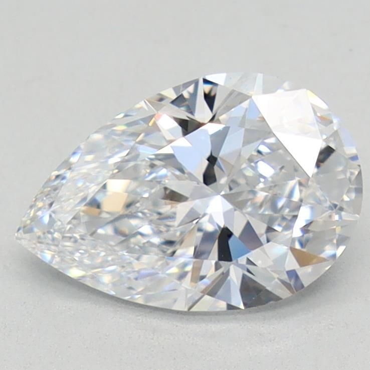 1453069830- 1.00 ct pear GIA certified Loose diamond, D color | VVS2 clarity