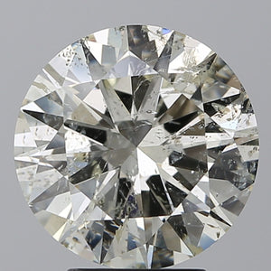 230000141300- 4.01 ct round HRD certified Loose diamond, K color | SI2 clarity | EX cut