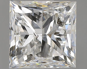 2458721915- 1.00 ct princess GIA certified Loose diamond, G color | I1 clarity