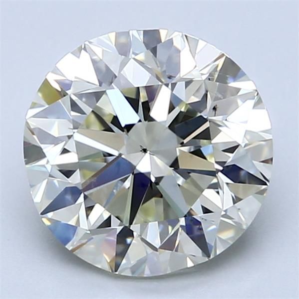 499129493- 3.01 ct round IGI certified Loose diamond, K color | VS2 clarity | VG cut