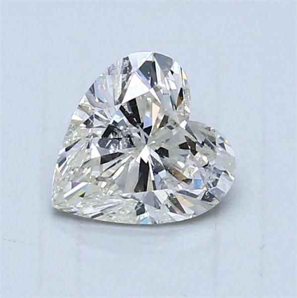 5373954767- 1.00 ct heart GIA certified Loose diamond, K color | I1 clarity